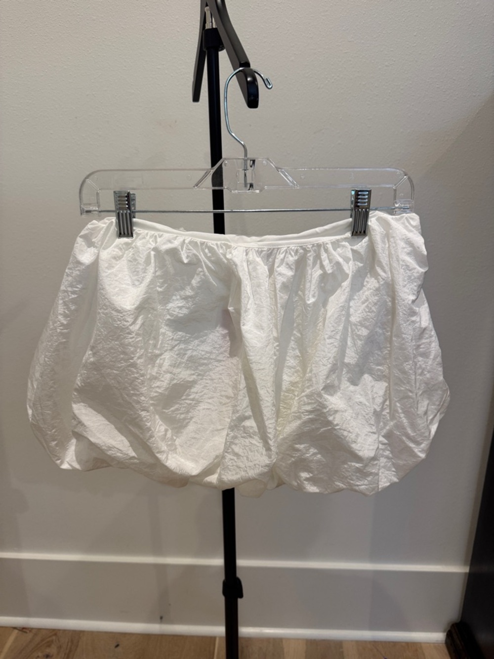 Edikted White Textured Bubble crop top